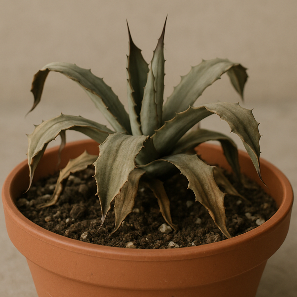 枯れた観葉植物
