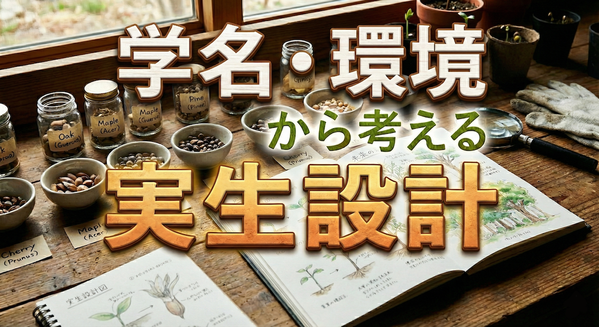 学名・環境・殻割りから考える実生設計 - シードストックマガジン 種子