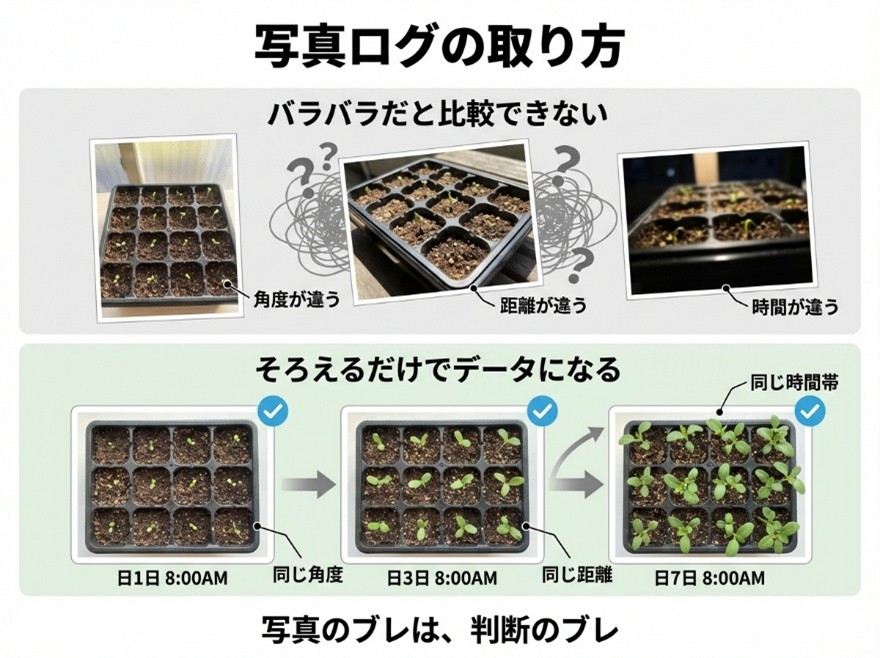 写真ログの撮り方