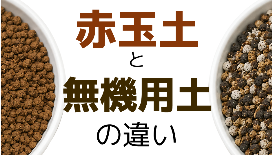 赤玉土と無機用土の違い