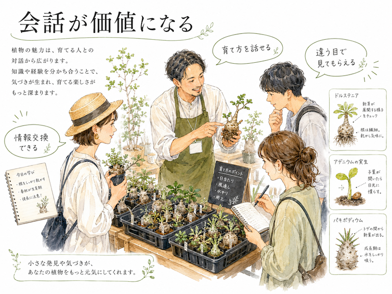 会話が価値になる
