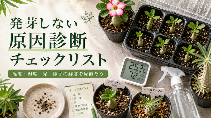 発芽しない原因診断